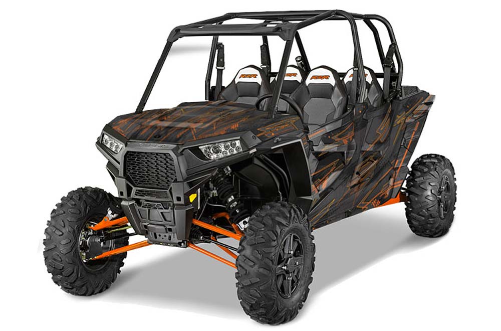 Polaris RZR 1000 XP 4 Door The Grid Orange UTV / Side x Side Graphics