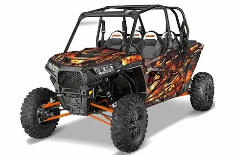 Polaris RZR 1000 XP 4 Door with the Firestorm Black graphic kit