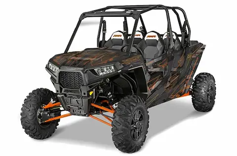 Polaris RZR 1000 XP 4 Door with the The Grid Orange graphic kit