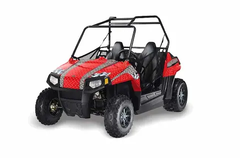 Polaris RZR 170 with the Diamond Race Red graphic kit